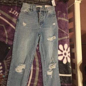 Pacsun high rise straight jeans